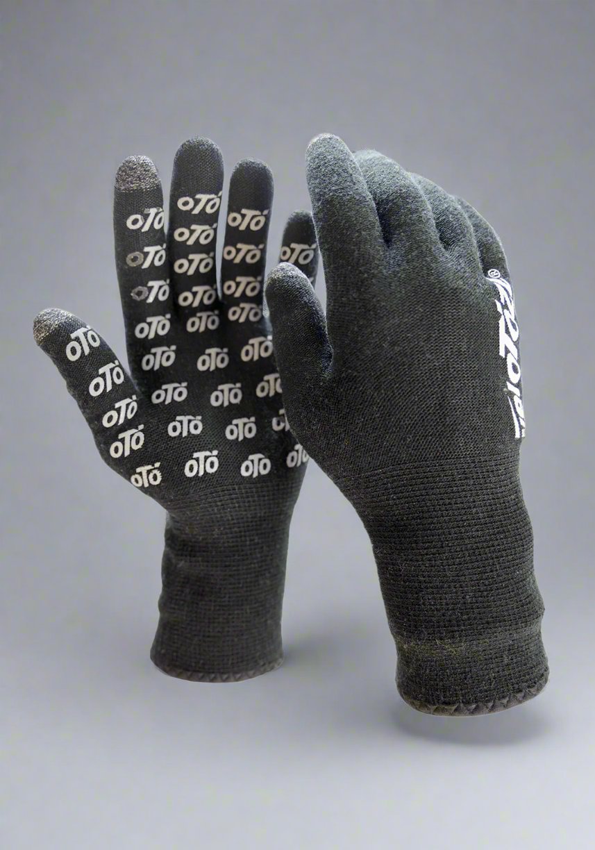 velotoze handschuhe VeloToze Knitted Waterproof Cycling Gloves XLarge Black