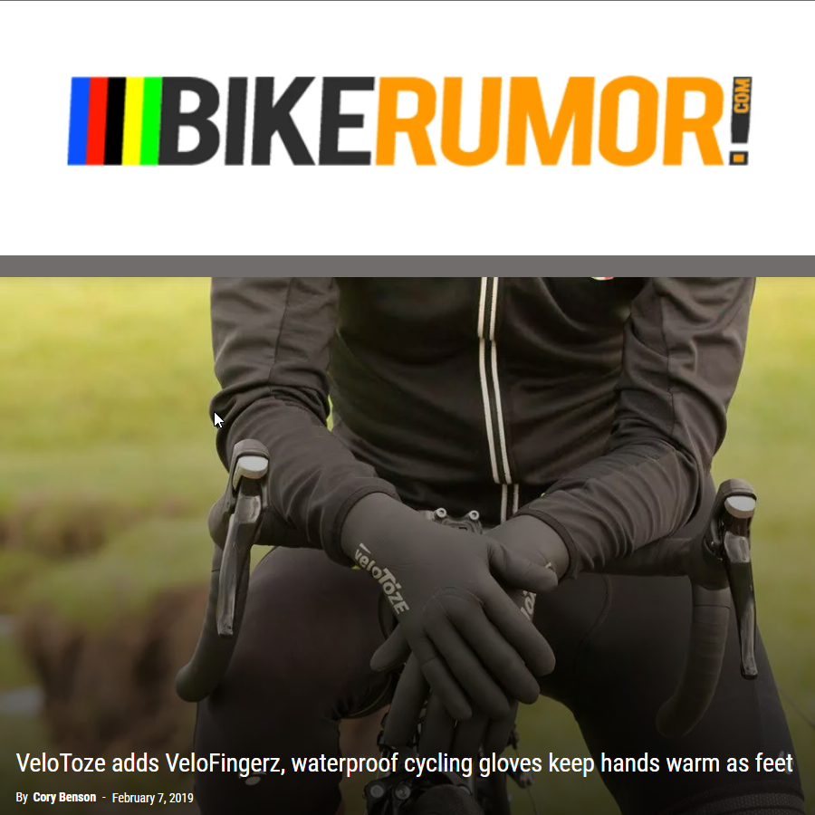 BikeRumor Takes Notice of Waterproof Cycling Glove Launch