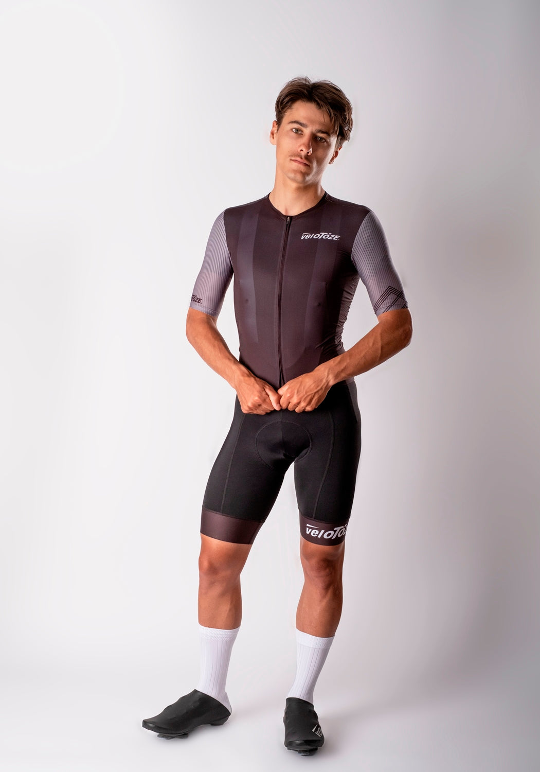 veloToze AeroLink™ Jersey - Black/Gray