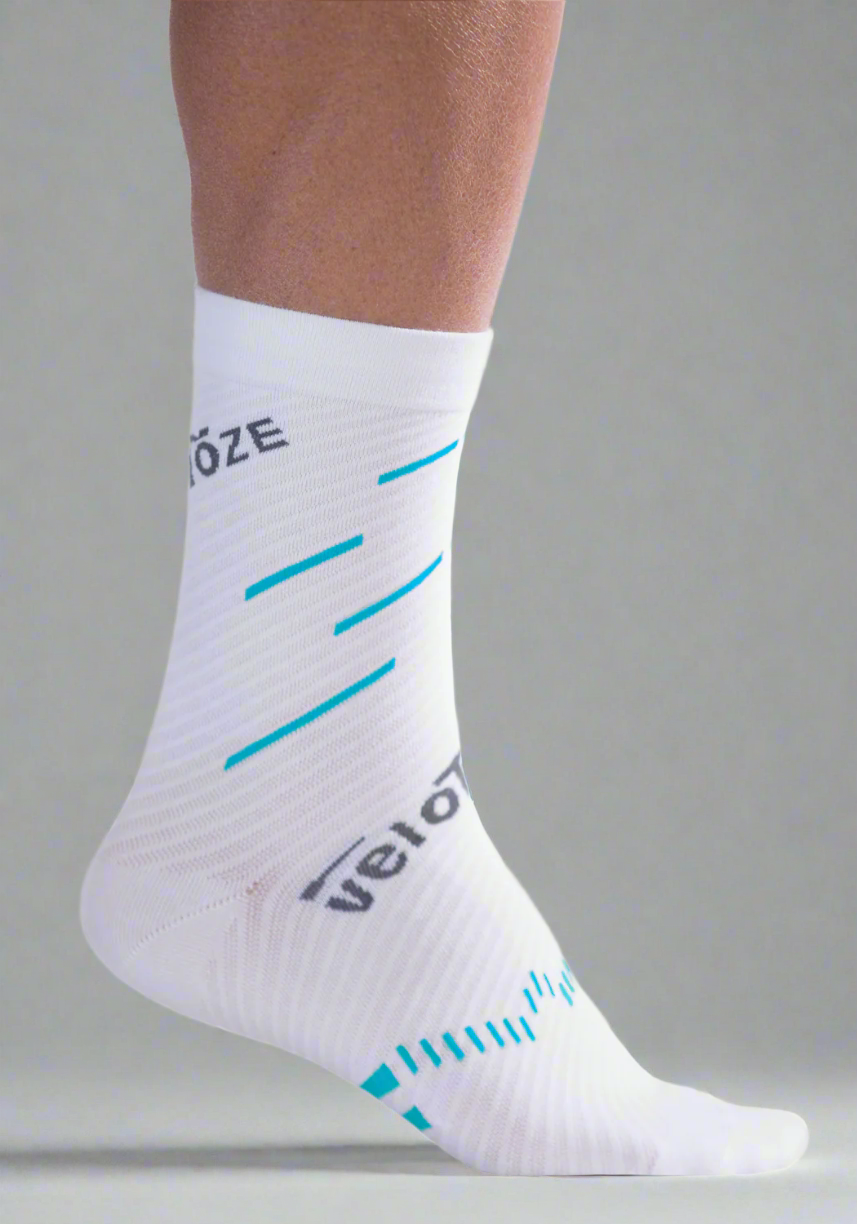 veloToze Cycling Sock - Active Compression with Coolmax